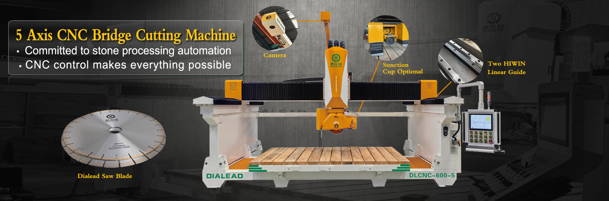 کیفیت 5 دستگاه برش سنگ CNC محور کارخانه