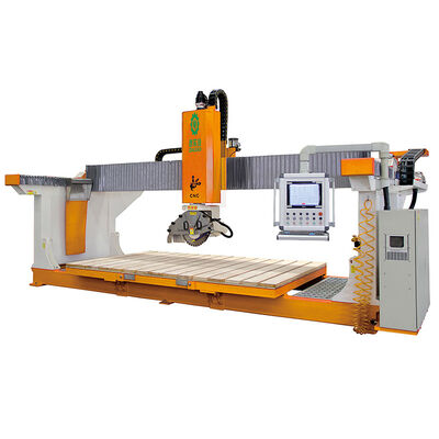 ماشین برش سنگ CNC 5 محور 18.5KW برای تولیدکنندگان سنگ متوسط / کوچک