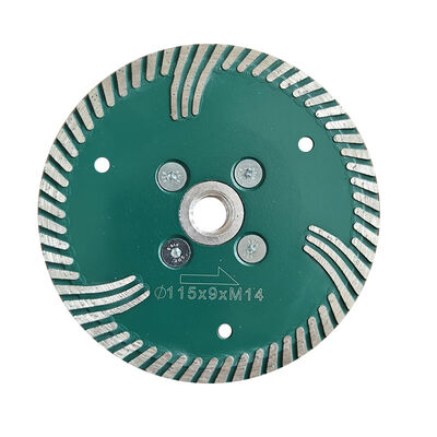 دیسک برش سخت گرانیت الماس توربو با قطر فلنج M14 125mm 230mm